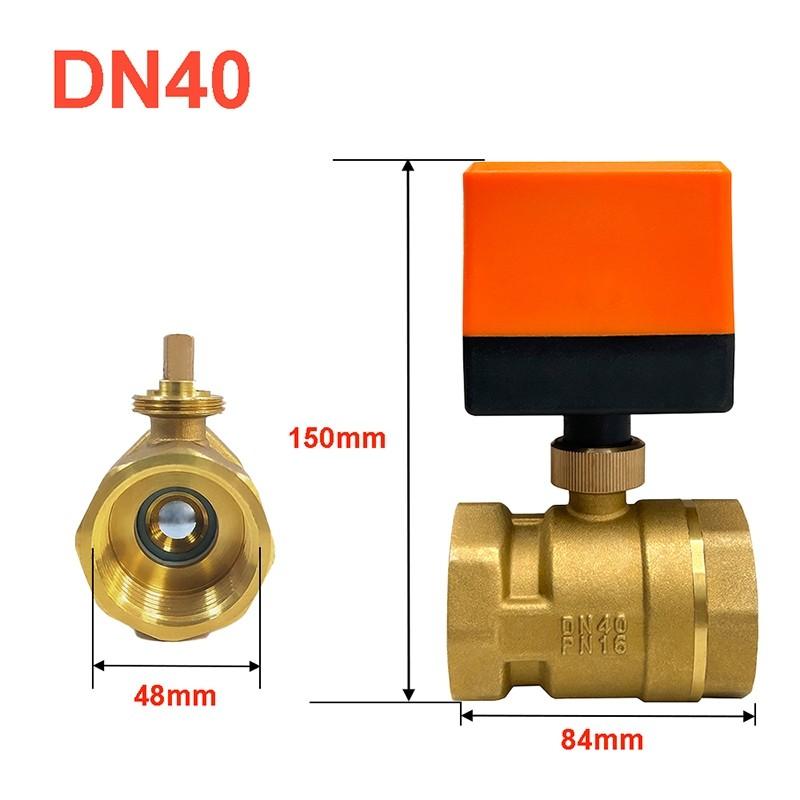 1/2" 3/4" 1" 220V 12V 24V 3-Wire 2 Point High Performance Motorized Ball Valve Control Brass Electric Ball Valve