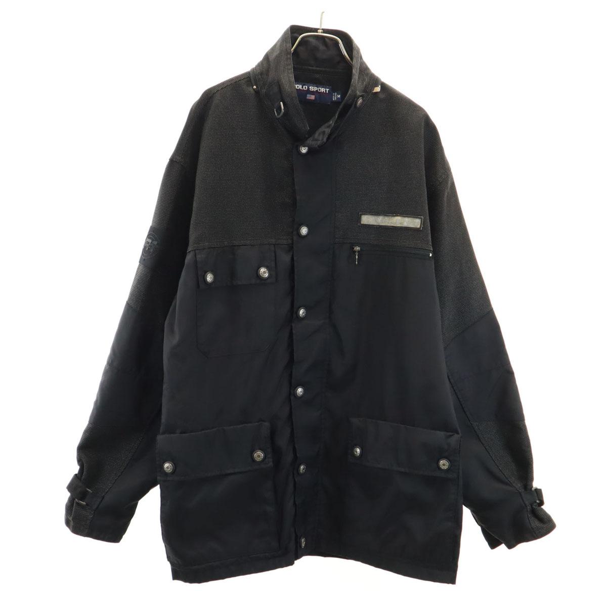 

POLO SPORT RALPH LAUREN мотоциклетная куртка M черная мужская б/у