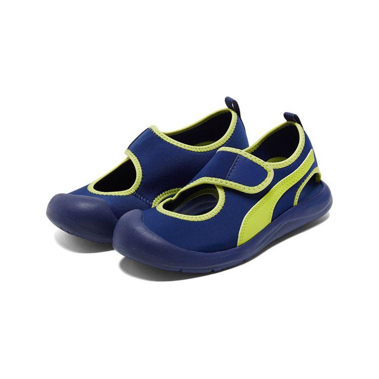 Puma Aquacat Sports Low-Top Kids Running Shoes Kids sneaker Blue Yellow 372157-07