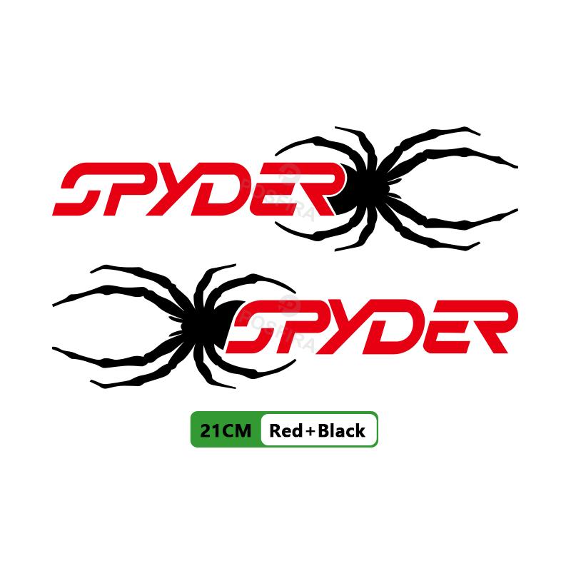POSFIRA Motorcycle Stickers Waterproof Decals for CanAm Can Am Spyder F3 F3S RT RS ST Roadster Can-Am Motorbike Accessories Spyder-Red-Black