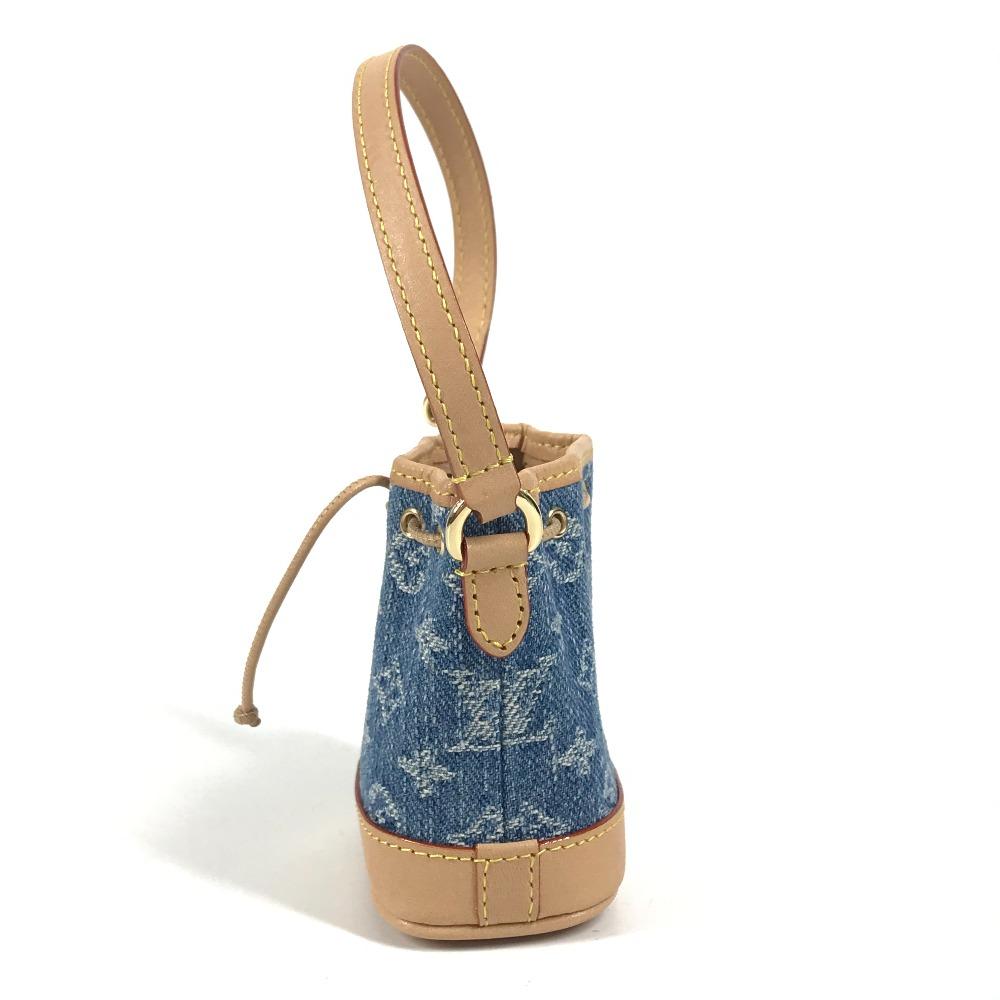 Louis Vuitton M01700 MonogramDenim Miklonoe Bag Charm Bucket Bag Key Holder