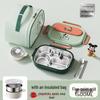 DM Retro Mickey Ensemble de Boîtes à Lunch Isothermes Compartimentées en Acier Inoxydable 304
