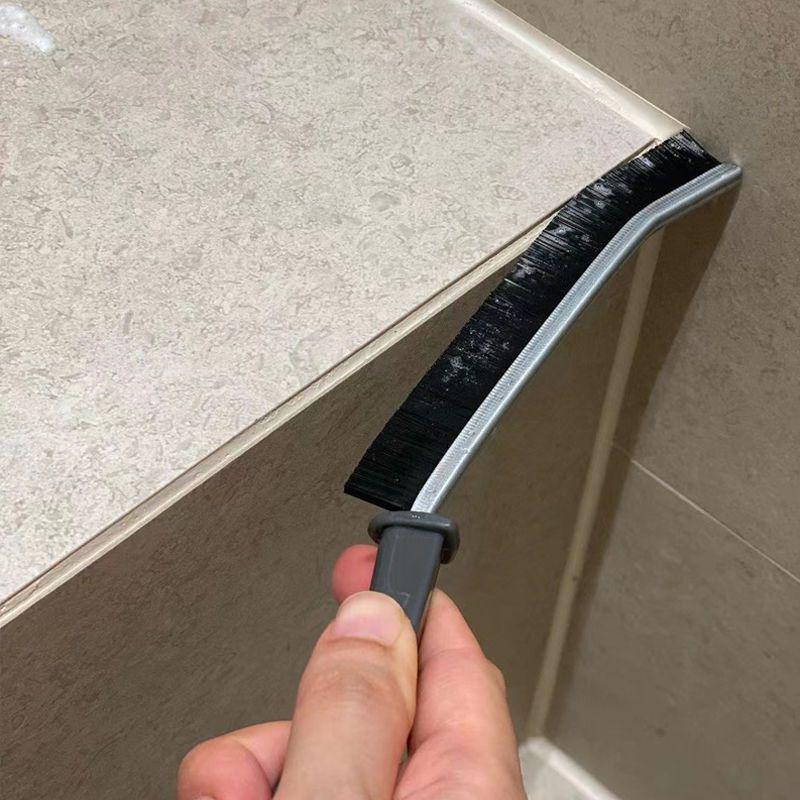 Bathroom Crevice and Gap Cleaning Brush – Multifunctional Wall-Mounted Dusting Tool