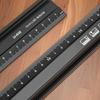 Multipurpose Straight Ruler Aluminum Alloy Drawing Ruler Metal Measuring Tool For Engineering Drafting Technical Drawing