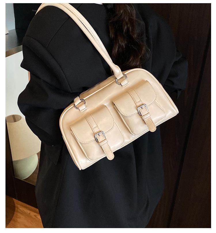 Large-capacity bag women's summer versatile 2025 new casual niche design shoulder underarm bag work commuter bag