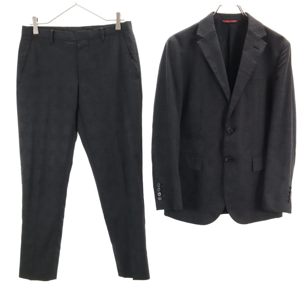 BLACK LABEL CRESTBRIDGE wool blend Check Pattern suit Setup Sanyo Shokai Men's Used