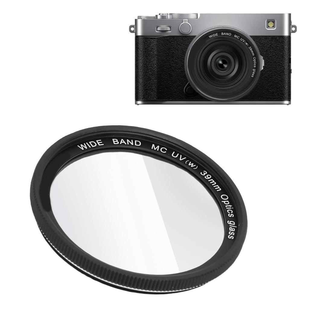 Camera MCUV Filter Fit for X-E5 Mirrorless Camera 39mm HD Coating Portable Violet Lens Filter