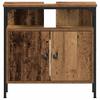 Washbasin Cabinet with Rustic Wood Look 60 X 30 X 60 Cm Engineered Wood