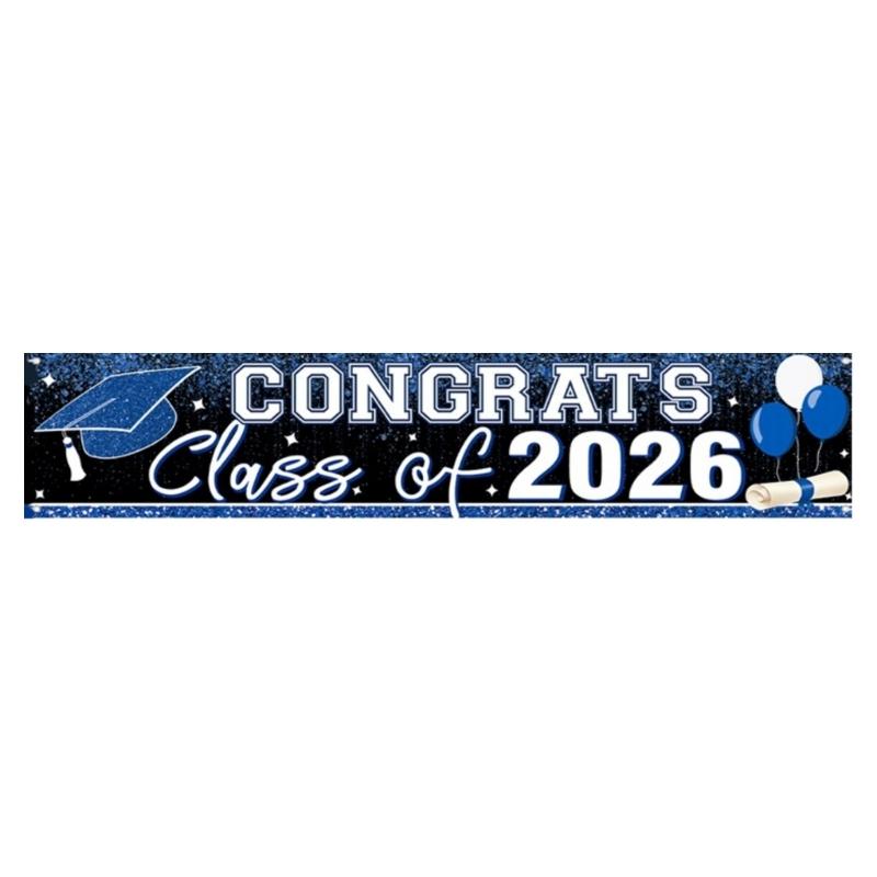 2026 Graduation Banners Large Size For 2026 Ceremonies School Event And Group Photos Graduation Backdrop Decorations