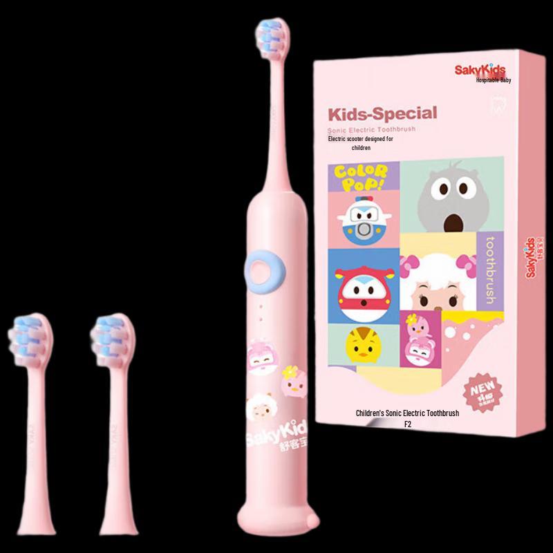 Suke Baby F2 Smart Sonic Electric Toothbrush for Kids - Sanrio Pink CN Plug (adapter Included)