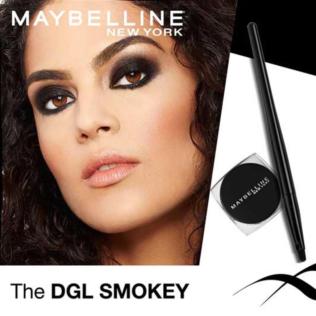 Maybelline New York Lasting Drama Gel Eyeliner Noir Intense Longue Tenue 36H Résistant aux Bavures Maquillage Yeux