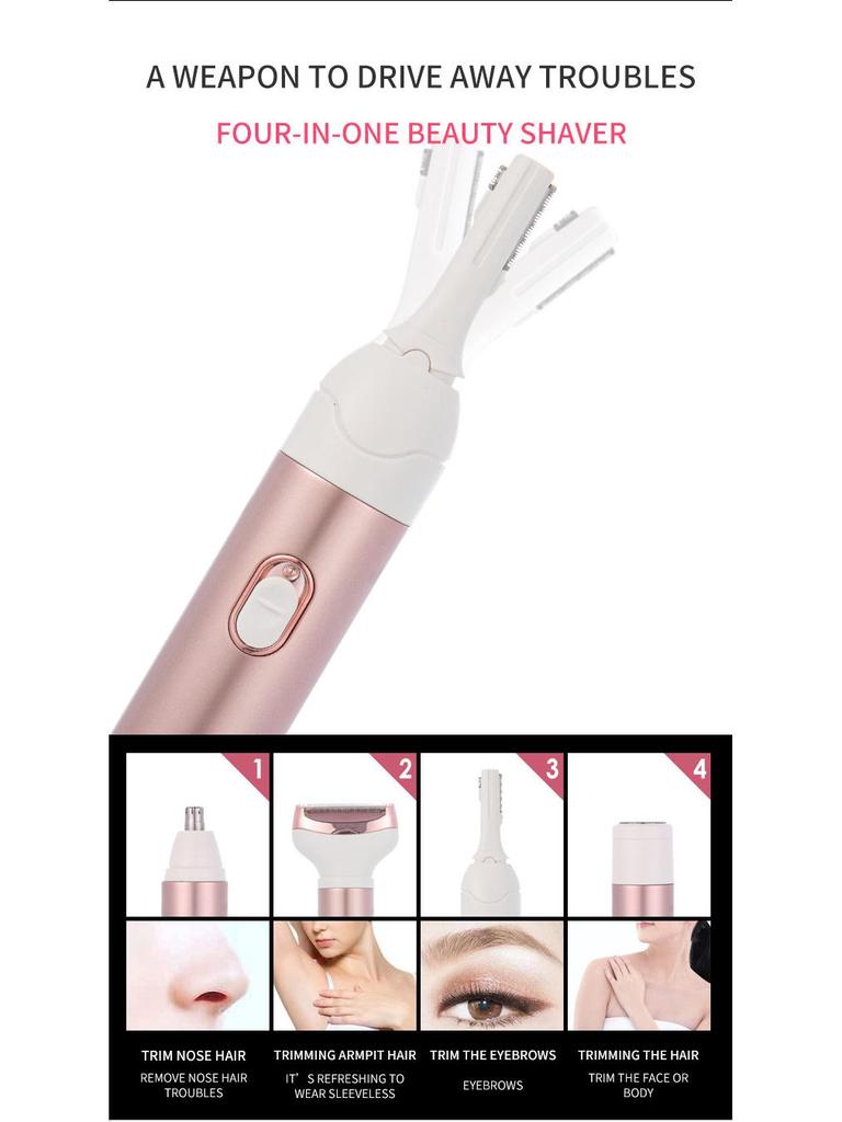 Dispozitiv de îndepărtare a părului multifuncțional, nedureros, reîncărcabil prin USB, pentru tot corpul