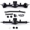 MIBIDAO Alu Alloy Extended / Stock Length Front Rear Axle for Axial SCX24 Deadbolt C10 Wrangler Gladiator Bronco 1/24 RC Car
