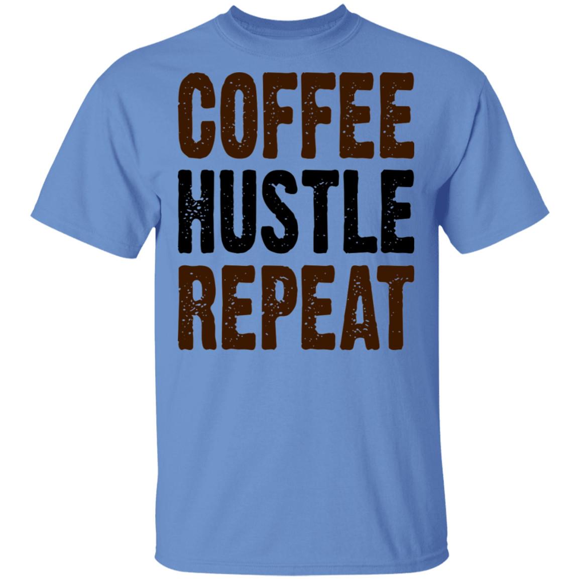 Coffee Hustle Repeat Caffeine T-Shirt S