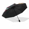 1pc Outdoor Umbrella with Anime Character Design - Automatic Opening/Closing, Portable Tri-Fold Design, 8-Rib Iron Frame - Perfect Gift for Fans,