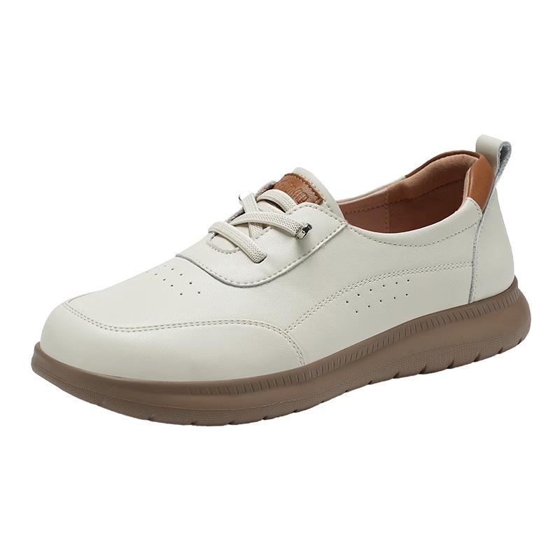 Zulijian Women s Slip-On Soft Sole Leather Shoes 37
