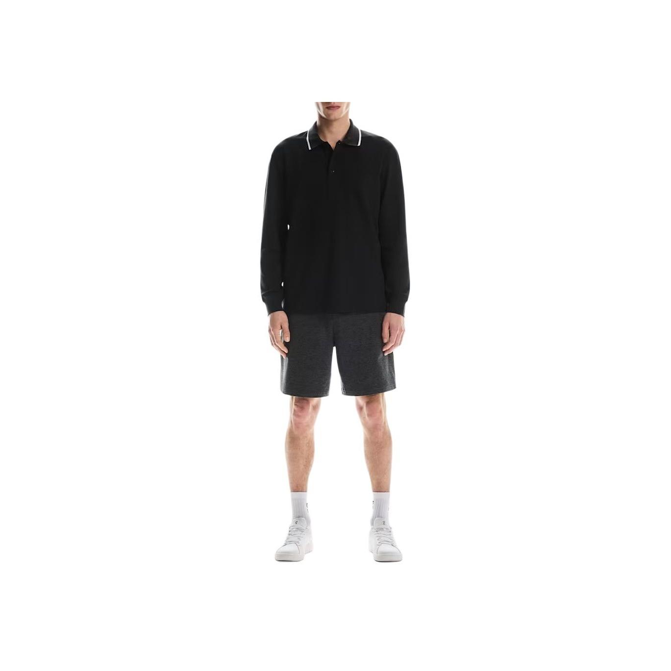 ON Running Op Ss25 Courtside Zachte Losse Knit Polo Shirt Lange Mouw Heren tops 1MF30500553 M