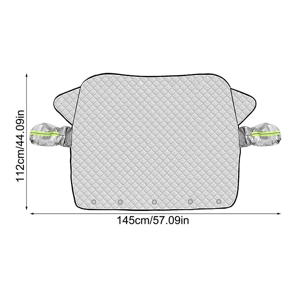 Windshield Snow Cover Foldable All Weather Heavy Duty Magnetic Automotive Snow Cover Ice Guard For Vehicle Truck SUV RV Sedan