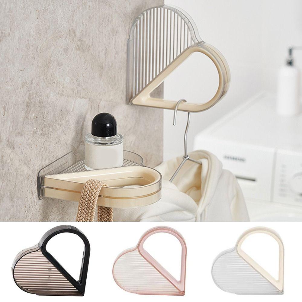 

Self-Adhesive Balcony Clothes Storage Rack Plastic Clothes Drying Rack for Home
