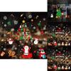 Colorful Pvc Christmas Wall Stickers With Santa Claus For Cheerful Holiday Decor
