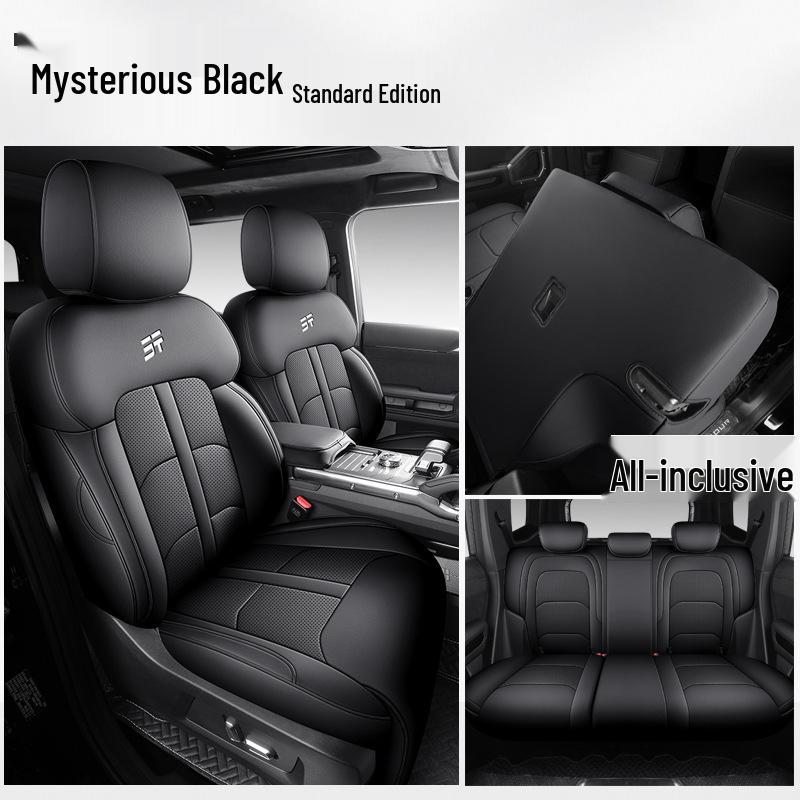 Jetour Shanhai T2 Autositzkissen aus Leder – Ganzjahresgröße, universelle Passform