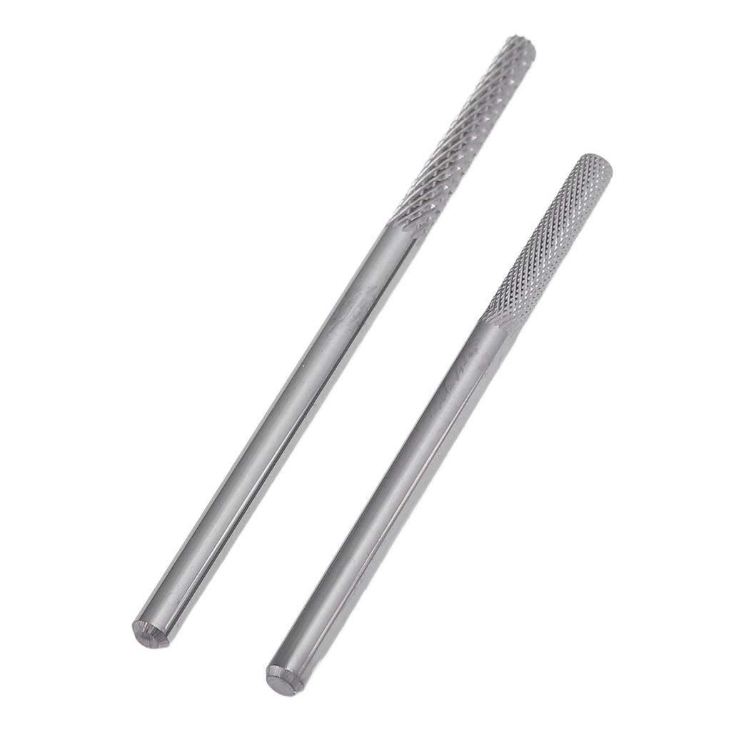 2pcs Nail Drill Bits Tungsten Steel Nail Grinding Heads Nail Drill Heads for Nail Technicians Nail