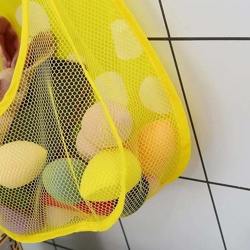 Bathroom Mesh Bag with Sucker for Children Baby Toys Kid Bathtub Doll Organize Cloth Toys Storage Net Bag Cartoon Animal Shapes