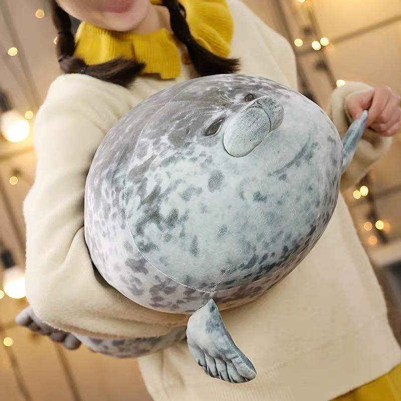 Osaka Spotted Seal Pillow Plush Toy