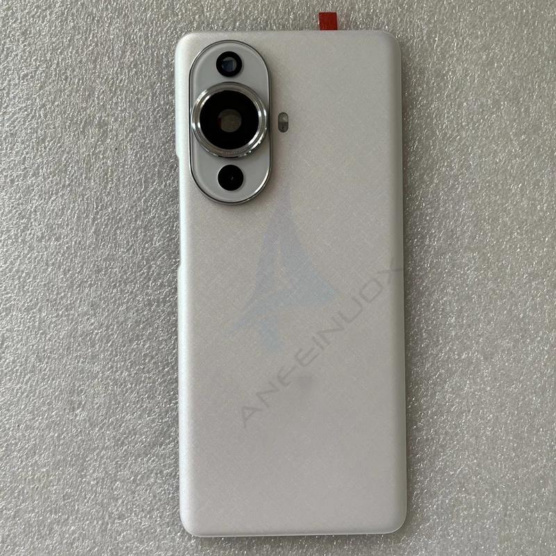 For Nova 11 Pro New Tempered Glass Back Cover For HW Nova 11 Pro Spare Parts Back Battery Cover + Camera Frame