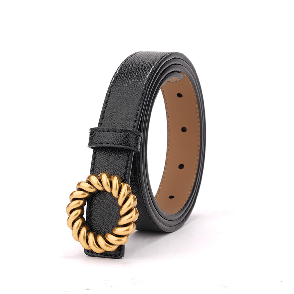 

Женский ремень из натуральной кожи, коровья кожа, простой и модный, сочетающийся с повседневными брюками, джинсами, декоративный женский ремень 105cm