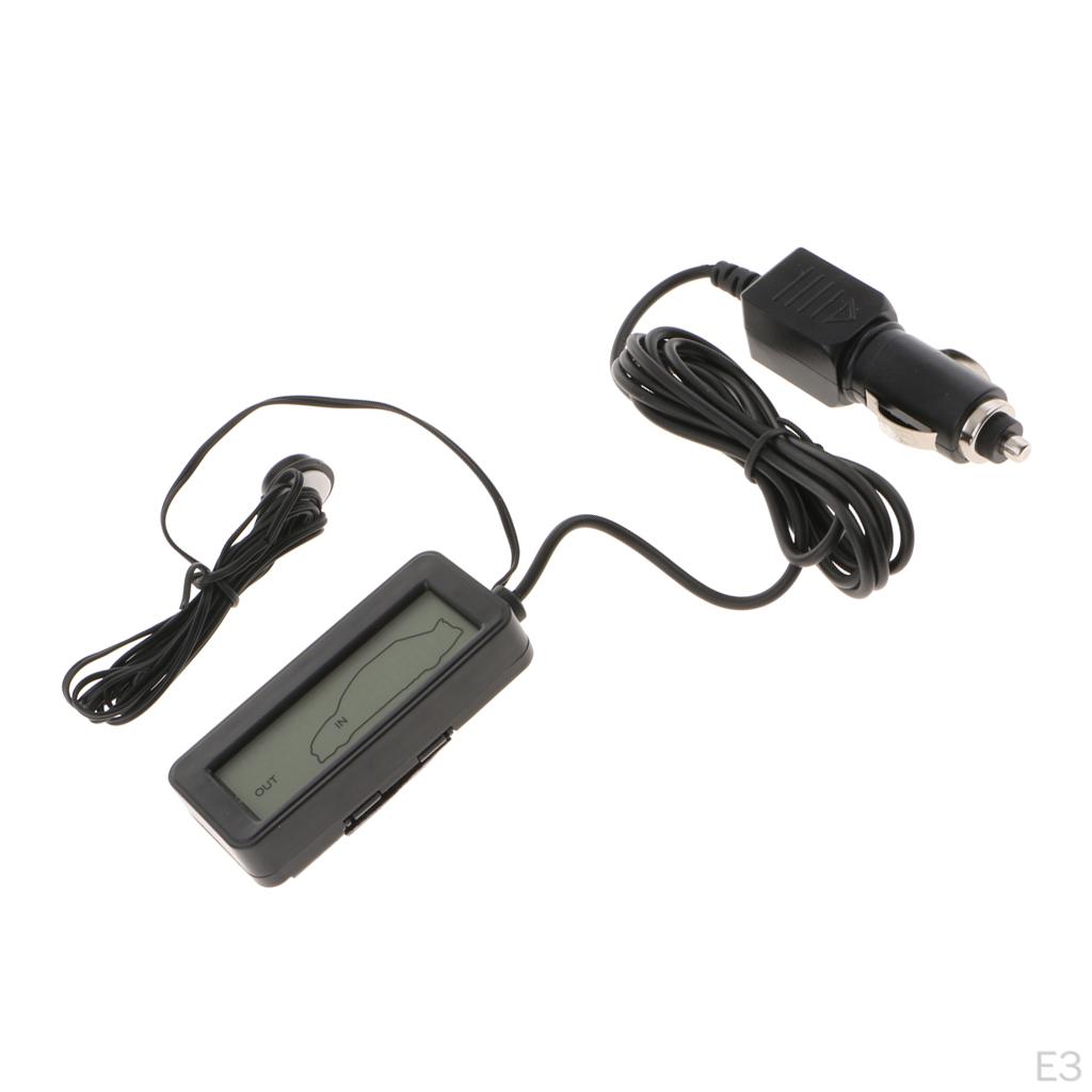 12 Auto Digital Backlight LCD Car /Outside