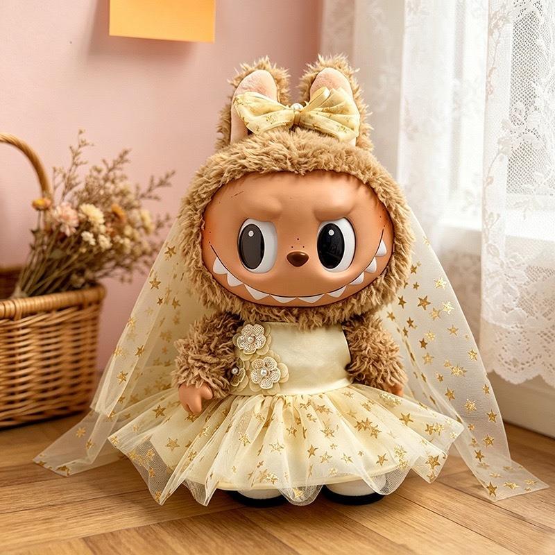 Generations of Rab Cloth Doll Clothes Collection Hand-made Wizard Skirt for Pendant LABUBU Original Doll Fairy Skirt