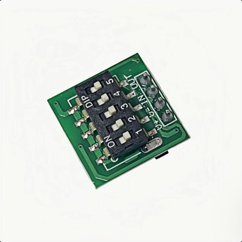 Adjustable Timer Relay Module with DIP Switches for Precise Voltage Control
