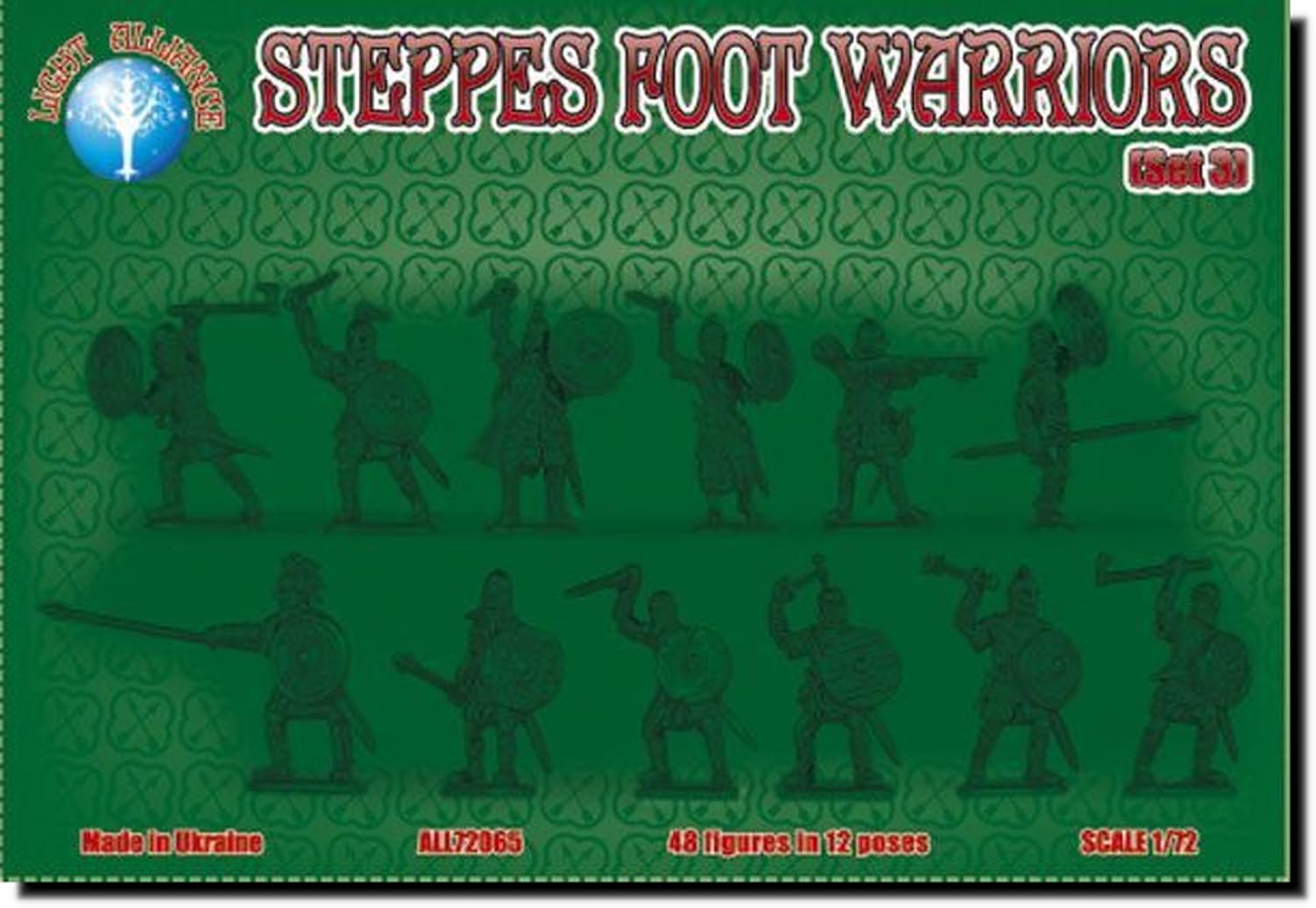 

Dark Alliance Nomad Infantry 12 Plastic Model Kit DAL72065 1/72 3-48 Figures, Poses, (Person)