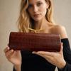 Neue Krokodil-Baguette-Tasche Ein Schulter-Crossbody Mode Promi-Abendessen