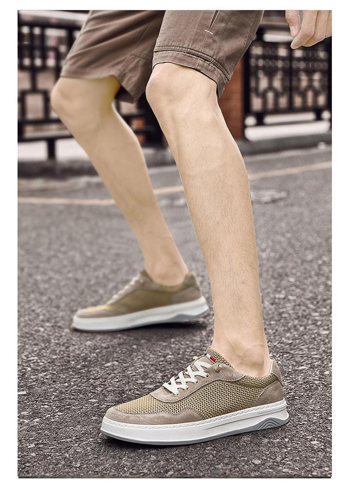 Spring/Summer Men's Mesh Lace-up Breathable Casual Shoes