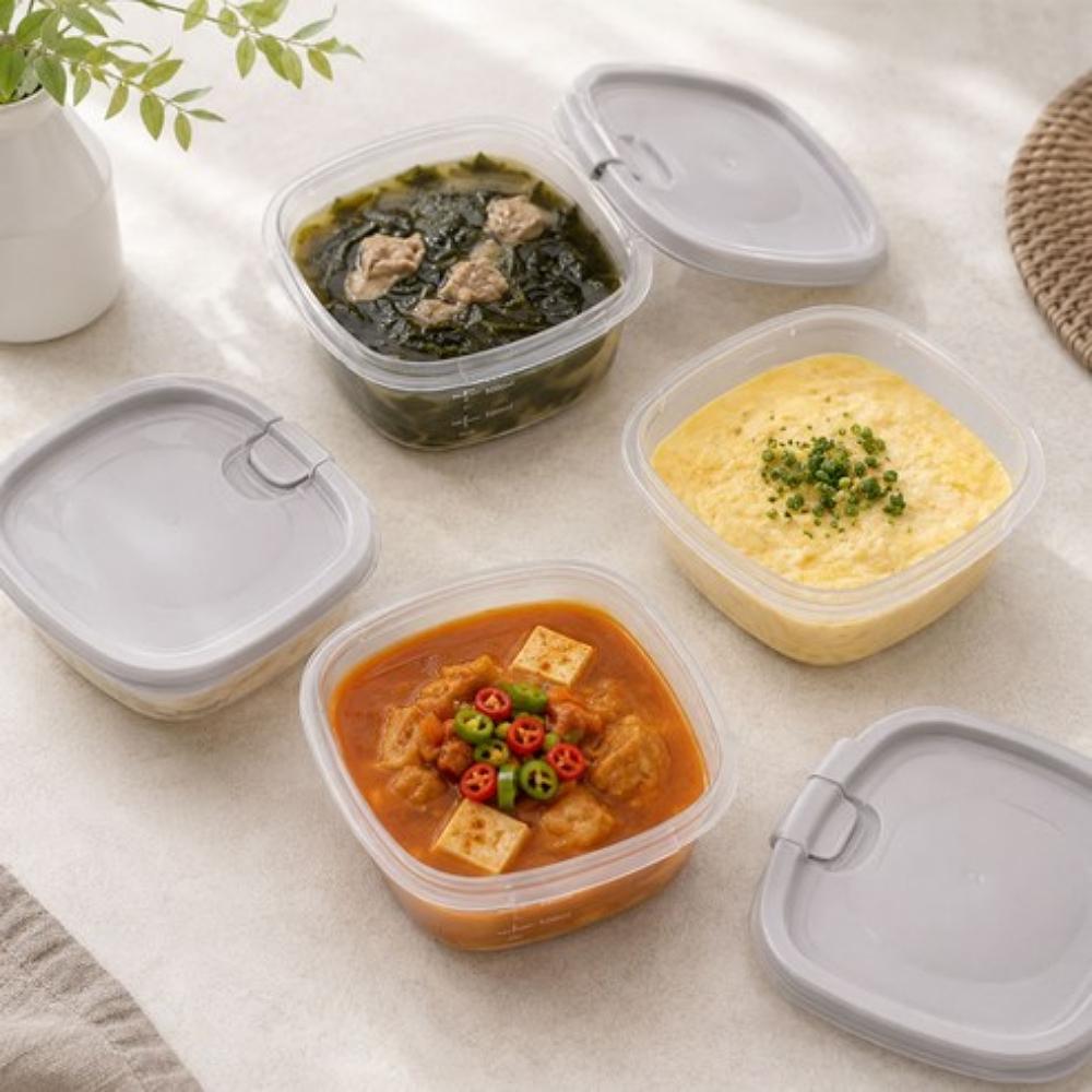 Ocommer Korean-Made Gatban Microwave Food Storage Containers Baby-Bottle Material Set