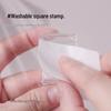 Clear Silicone Nail Art Wipable Stamp - Multi-functional Transfer Tool