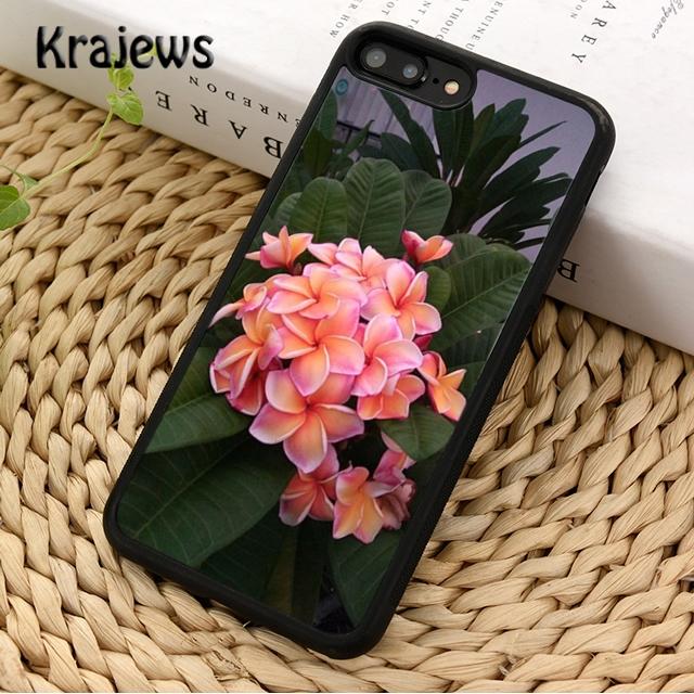 Krajews Frangipani Tropical Flowers For iPhone 17 Air 16 Phone Case Cover 15 14 plus 12 13 pro max coque Fundas