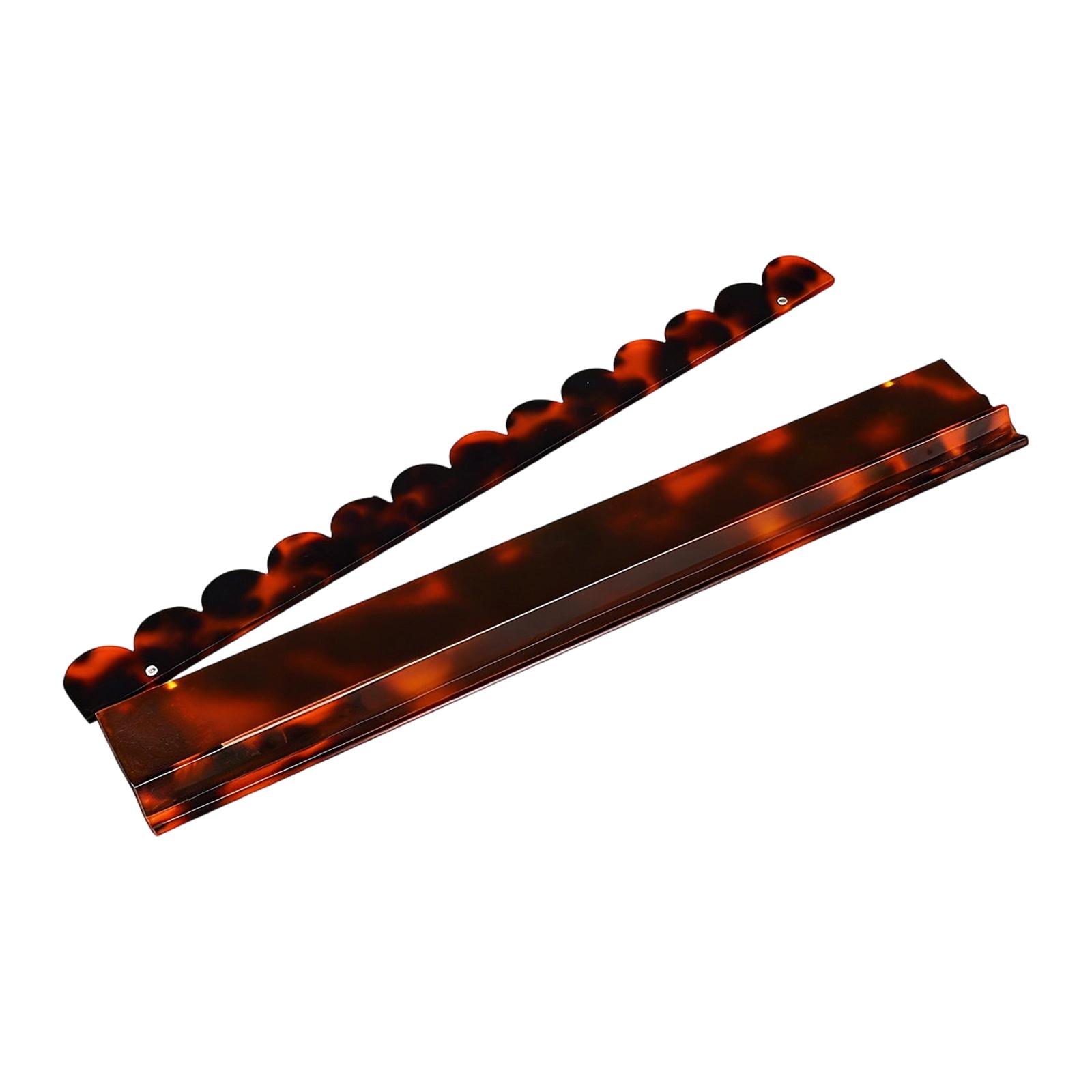 Acrylic Mahjong Tile Rack Organizer for Holding Mahjong Tiles Durable and Lightweight Mahjong Tile Holder for Game Room Use One Size