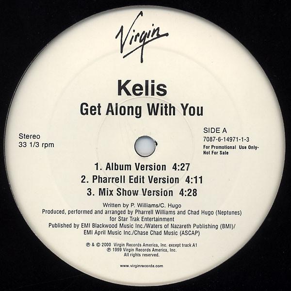 

12inch Record KELIS - Get Along With You 708761497113 Virgin 2000 US Soul/Funk Used
