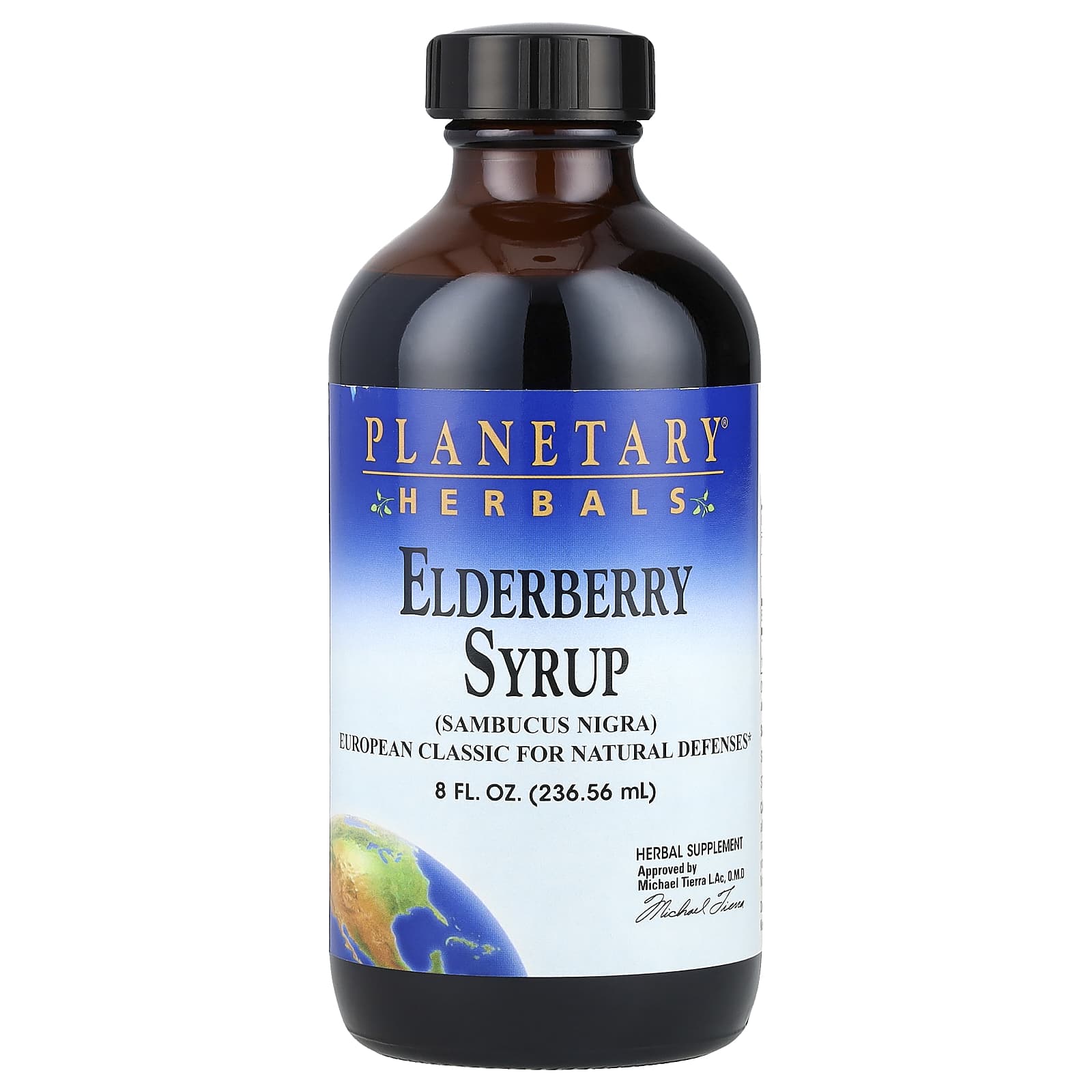 

Planetary Herbals, Сироп бузини, 8 рідких унцій (236,56 мл)