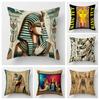 Moderne Dekorative Kissen für Zuhause Wohnzimmer Dekoration Überwurf Kissenbezug 45*45 40X40cm 60X60cm 45X45cm 50X50cm Ägypten Pharao
