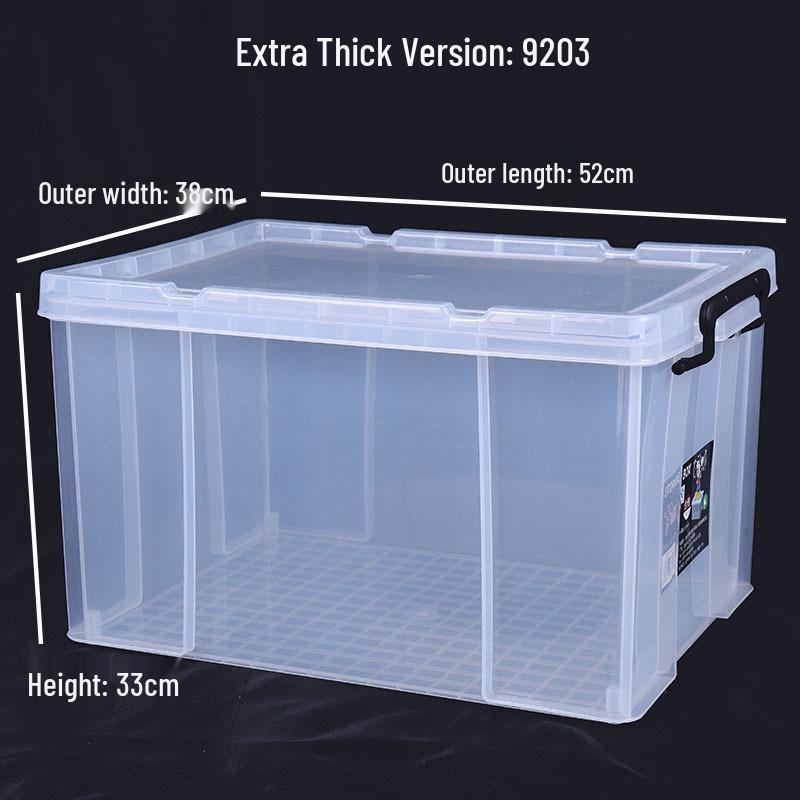 Large Transparent Handheld Food-Grade Storage Box