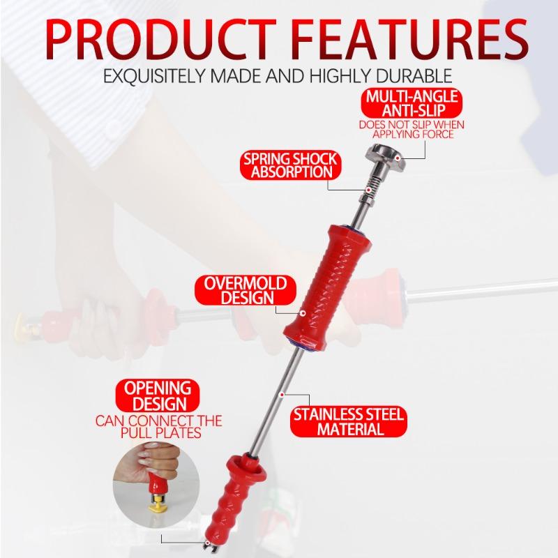 New spring-adjusted pull hammer that won’t hurt your hands, car sheet metal dent-free sheet metal spray paint dent repair puller