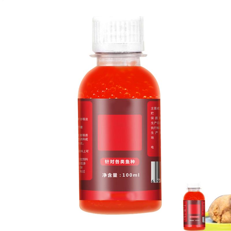 100ML/60ml Aditiv Lichid pentru Momeli de Pescuit Momeală Lichidă Concentrată cu Viermi Roșii Aditiv pentru Momeală de Pește Biban Somn Accesorii de Pescuit