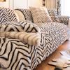 Winter Plush Cream Wind Sofa Cushion  New Light Luxury High Sense Non-Slip Sofa Seat Cushion Cover Towel Cover Cloth