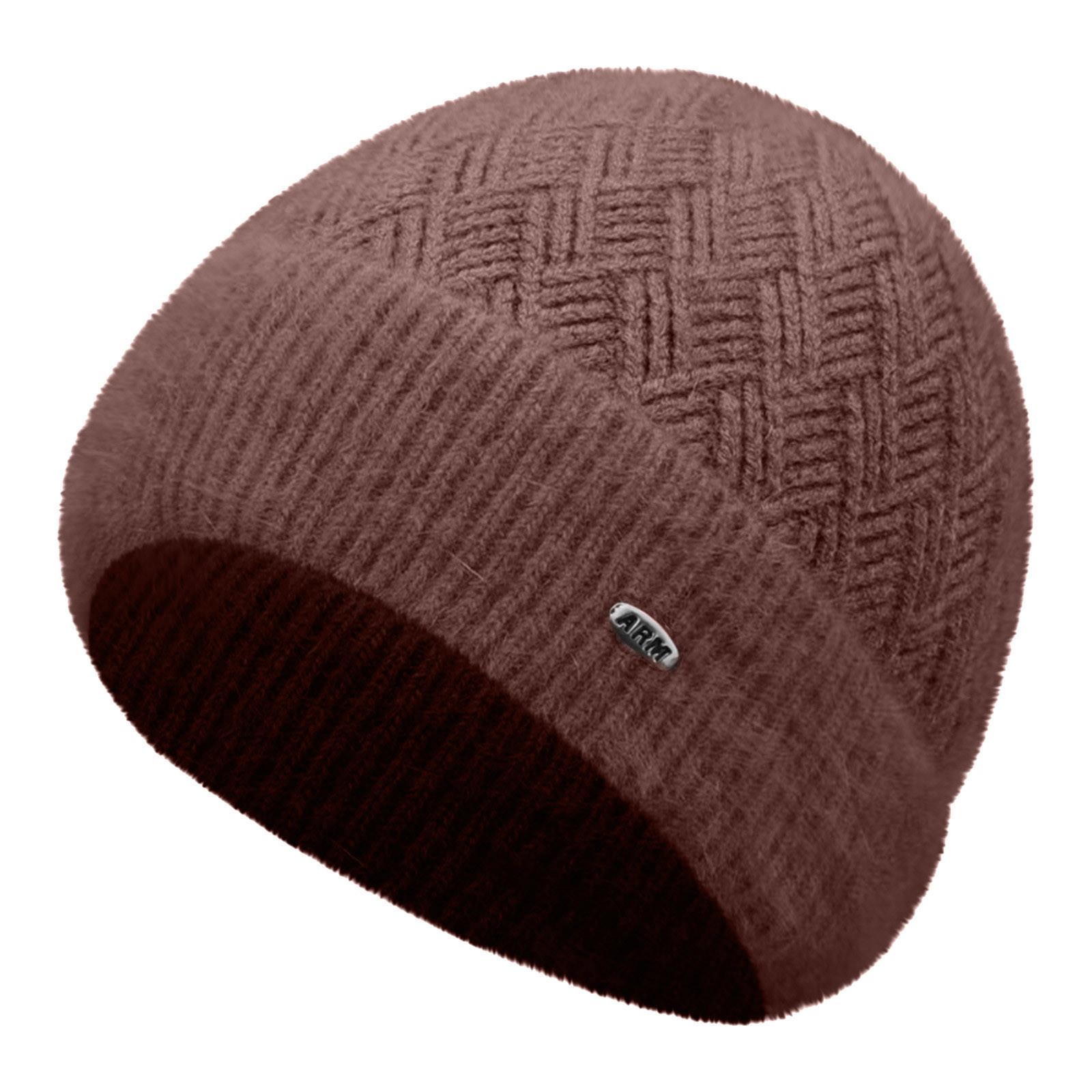 

Ухо для людей среднего возраста и пожилых людей, шапка для пожилых людей, зимняя шапка, детская универсальная, плюшевая толстая шапка для мам, теплая вязаная шапка из пряжи One Size