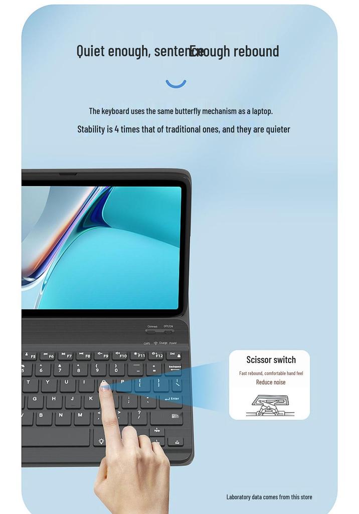 Xiaomi 7 Pro Tablet Case with Detachable Backlit Bluetooth Keyboard