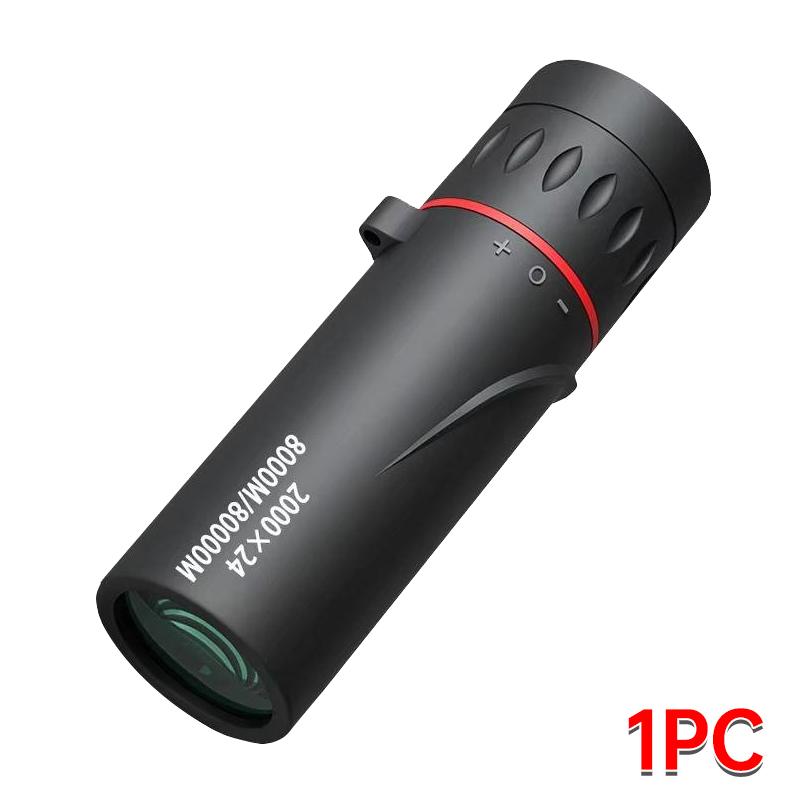 

Outdoor Camping 2000x25HD Monoculars Portable Mini Mobile Phone Binoculars with Stand Hunting and Birdwatching Binoculars